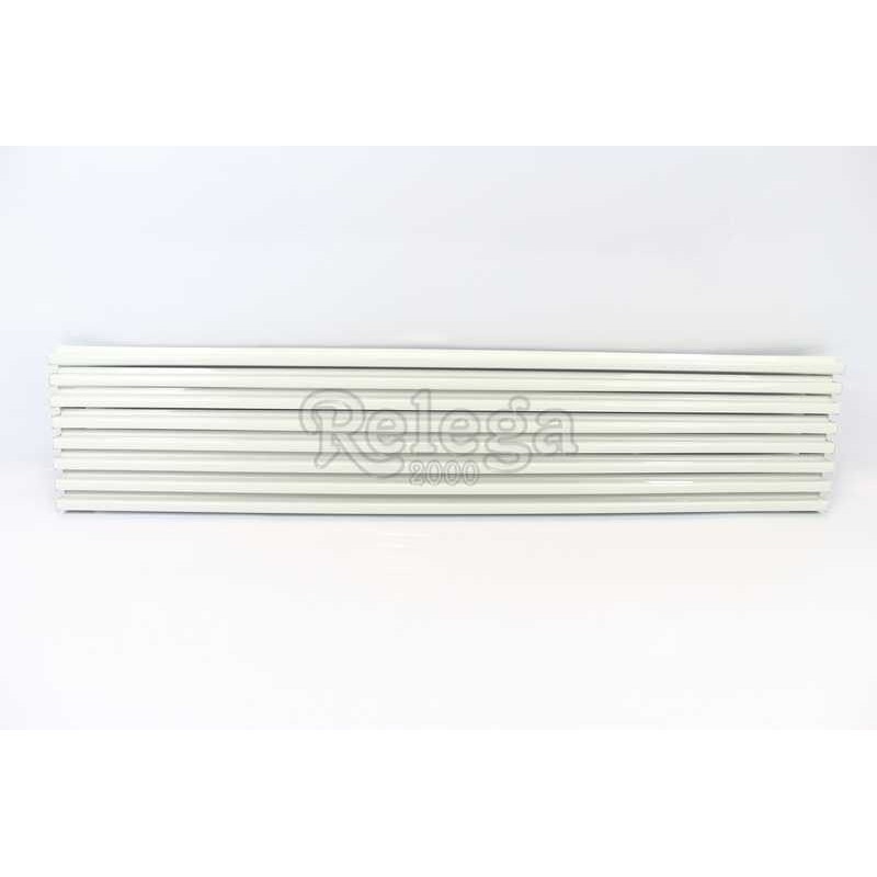 Rejilla ventilación aluminio blanca 60cm, 8v