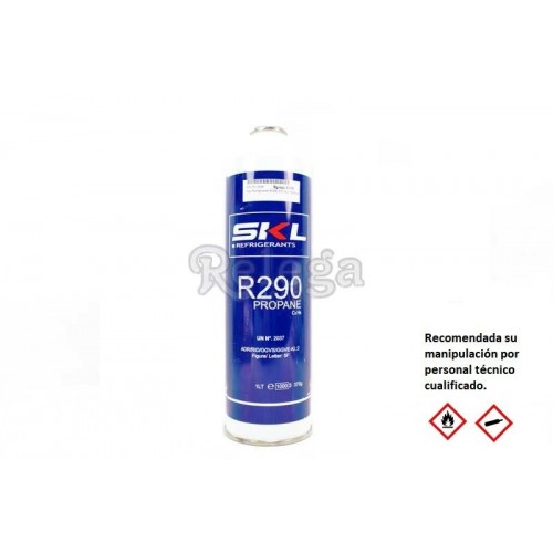 Gas Refrigerante R-290 370 Grs 750ml no retornable