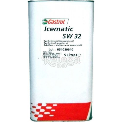 Aceite mineral para compresores CASTROL ICEMATIC SW32  SINTE 5lts